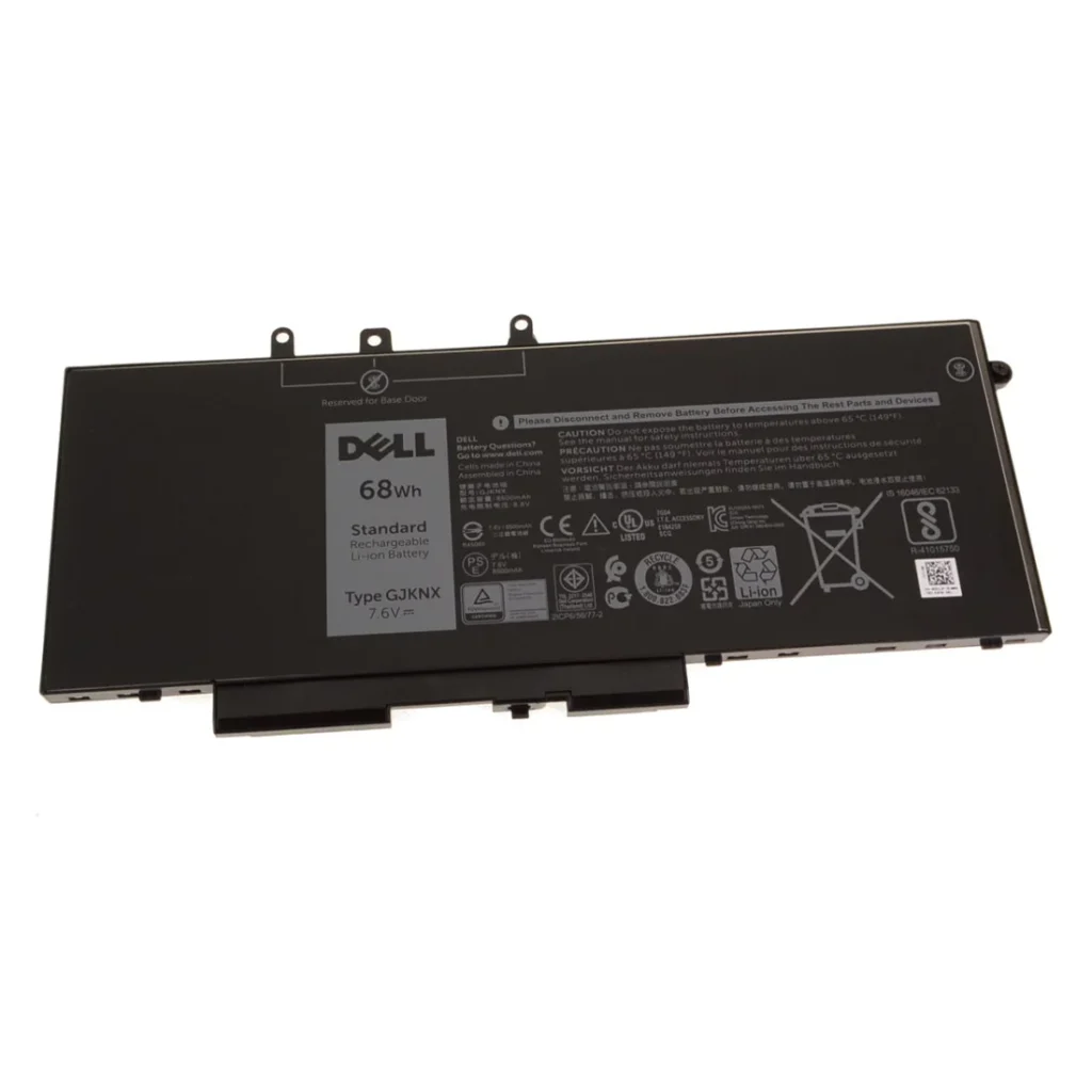 dell latitude 5480 5580 5490 5280 5290 / precision 3520 3530 battery gjknx 68wh 7.6v