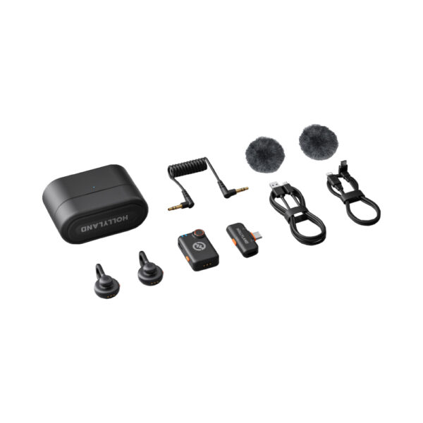 hollyland lark m2s ultimate combo, wireless microphone system, usb c, 300m range, new