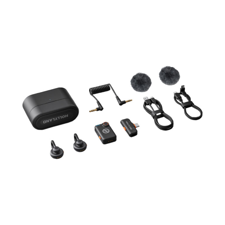 hollyland lark m2s ultimate combo, wireless microphone system, usb c, 300m range, new