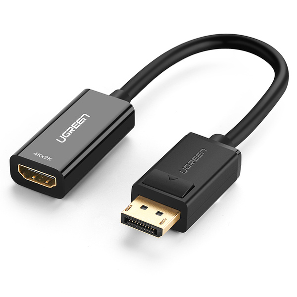 ugreen displayport to hdmi adapter, 4k uhd video/audio, plug and play