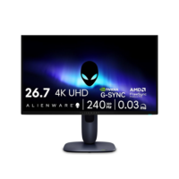alienware aw2725q 27" 4k qd oled gaming monitor, 240hz, 99% dci p3, g sync/freesync premium pro, new