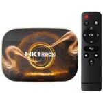 hk1 rbox android tv box, 4k uhd streaming, quad core rk3318, dual band wi fi/bluetooth, usb/microsd, new