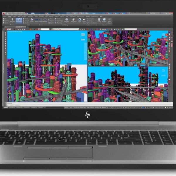 hp zbook 15 g5 15.6" fhd workstation laptop, intel i7 gen8, 32gb ddr4, 512gb ssd, nvidia quadro p2000/4gb