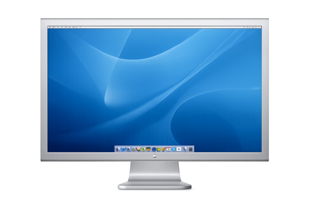 monitor apple logo web