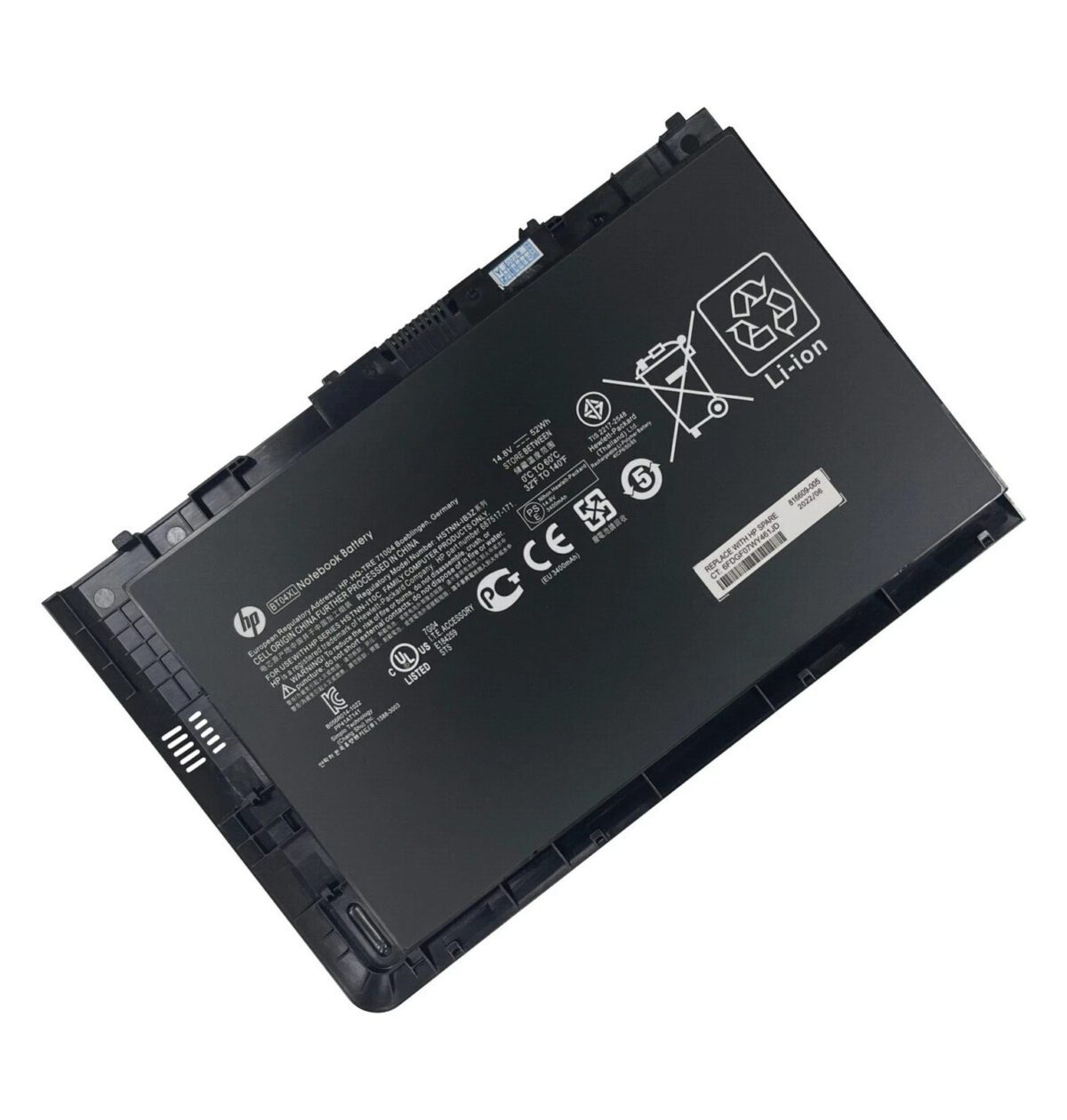 hp elitebook folio 9470m battery bt04xl 52wh 14.8v original hp elitebook folio 9470m battery bt04xl 52wh 14.8v original