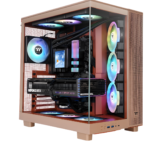 thermaltake view 380 xl tg gaming pc, intel i9 gen14, 32gb ddr5, 1tb ssd nvme, rtx 5070ti/16gb, new