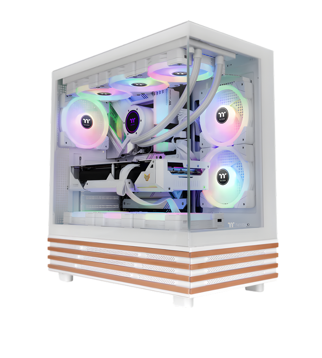 thermaltake view 380 xl tg gaming pc, intel i9 gen14, 32gb ddr5, 1tb ssd nvme, rtx 5070ti/16gb, new (kopje)