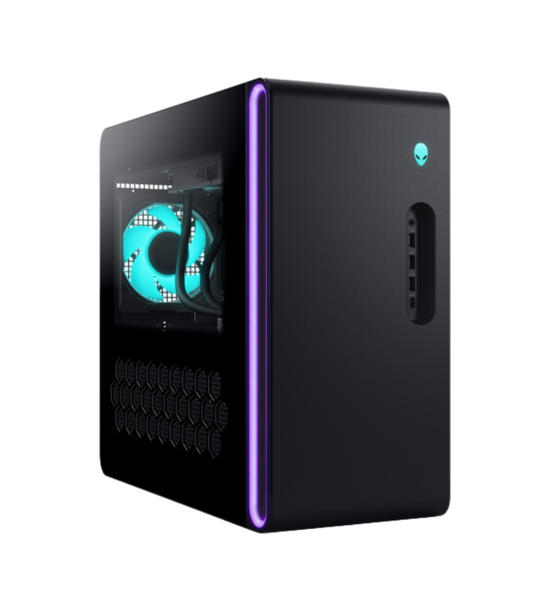 dell alienware aurora dact1250 7254blk gaming desktop, intel ultra 7 265kf, 32gb ddr5, 1tb nvme ssd, rtx 5070 12gb, win11, new