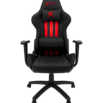 xtrike me gaming chair, ergonomic design, adjustable height, lumbar support, steel base, new