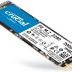 crucial p2 2tb nvme m.2 ssd, pcie gen3 x4, up to 2400mb/s read, 2280 high speed solid state drive, new