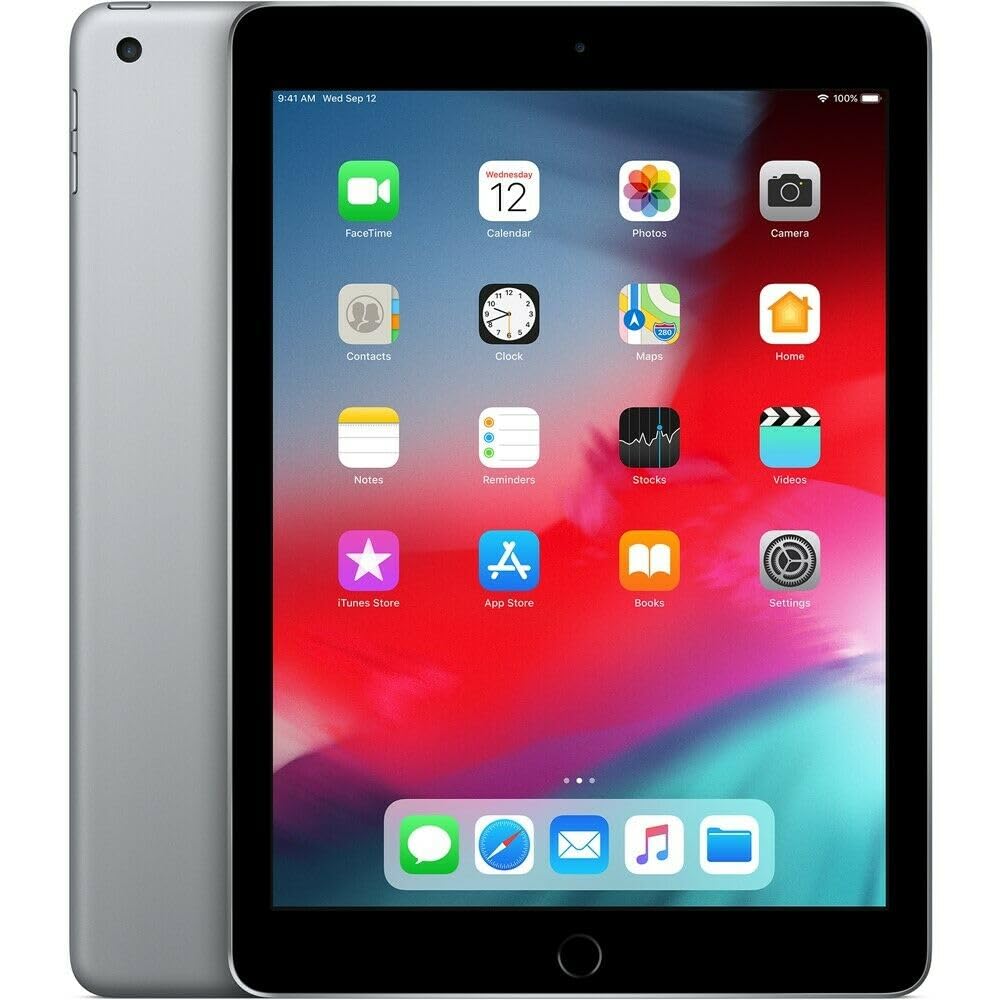 apple ipad 6th gen 9.7″ retina tablet, a10 fusion, 128gb storage, wi fi + cellular