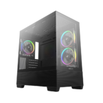 deepcool cc360 argb mid tower gaming case, tempered glass, 3x argb fans, new (kopje)