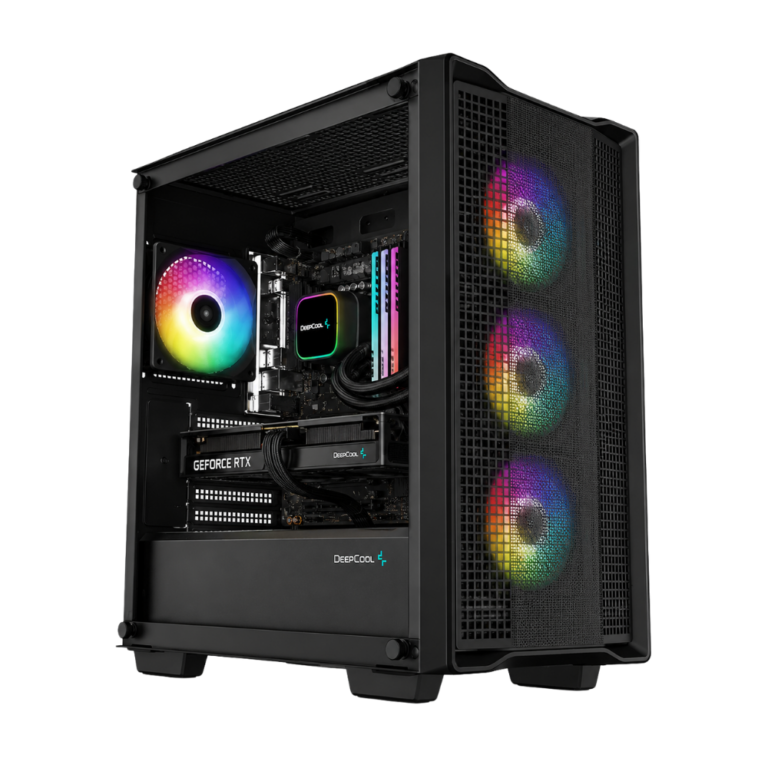 deepcool cc360 gaming pc, intel i5 gen14, 16gb ddr5, 1tb ssd nvme, rtx 5050/8gb, new