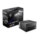msi mag a1000g pcie5 psu, 1000w, atx 3.1/pcie 5.1, new