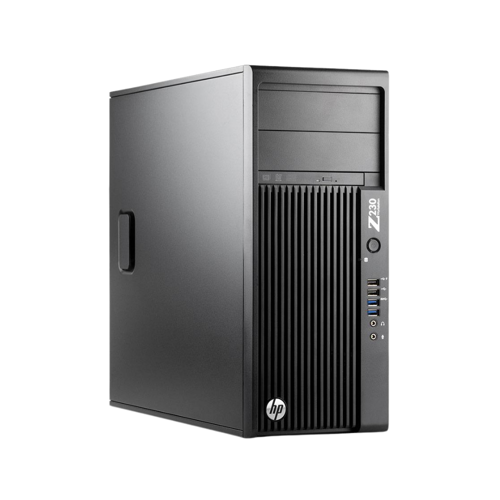 hp z230 workstation, xeon e3 1246 v3, 8gb ram, 256gb ssd, quadro k620/2gb