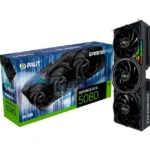 karte grafike palit gamingpro nvidia geforce rtx 5080 gpu, 16gb gddr7, pcie 5.0, triple fan, dlss 4, new