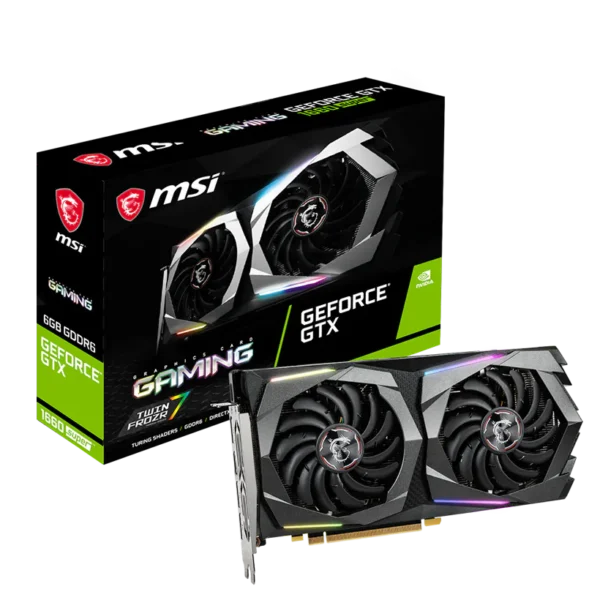 msi nvidia geforce gtx 1660 super 6gb graphics card, new