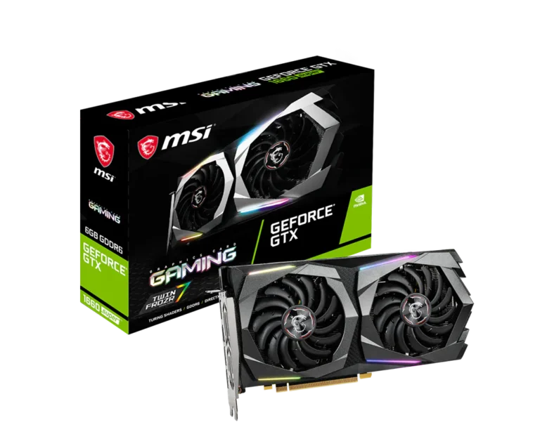 msi nvidia geforce gtx 1660 super 6gb graphics card, new