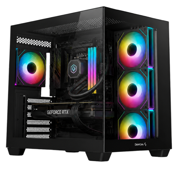 deepcool cg530 4f gaming pc, intel i9 gen14, 64gb ddr5, 2tb ssd nvme, rtx 5080/16gb, new