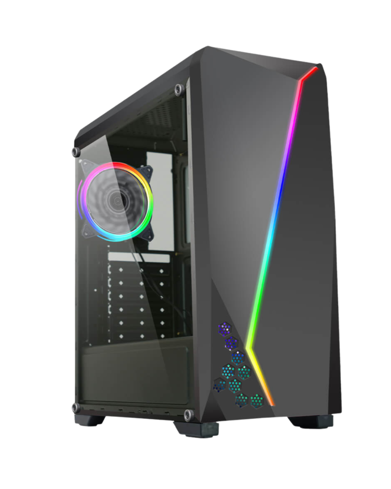 custom gaming pc, intel i5 gen12, 16gb ddr4, 512gb ssd nvme + 1tb ssd, radeon rx 6700/12gb