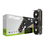 zotac gaming geforce rtx 5070ti/16gb graphics card, icestorm triple fan, new