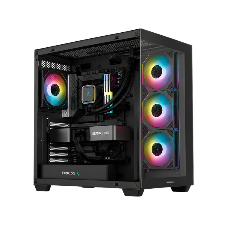 deepcool cg530 gaming pc, intel i9 gen14, 64gb ddr5, 2tb nvme ssd, rtx 5070ti/16gb, new