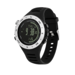 german sensor smart watch with optical heart rate, barometer & health tracking, new