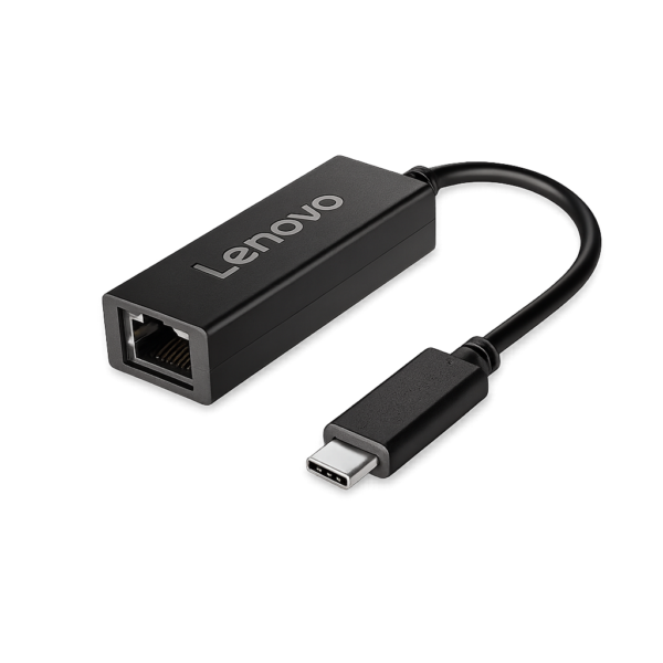 lenovo usb c to ethernet adapter gigabit rj 45, new