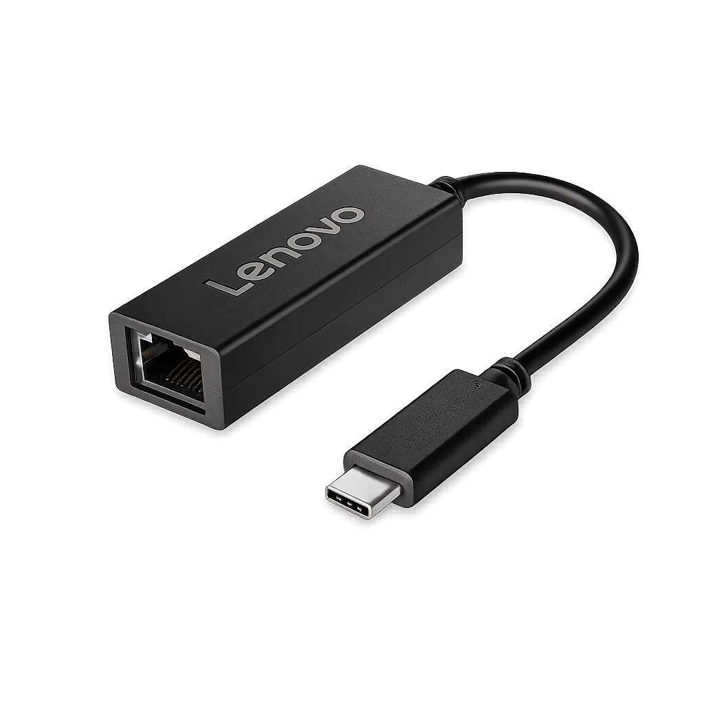 lenovo usb c to ethernet adapter gigabit rj 45, new