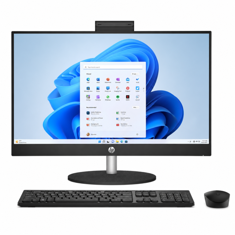 hp all in one 24 cr0011nh 23.8" fhd all in one, core i5 gen13, 16gb ram, 512gb ssd, new