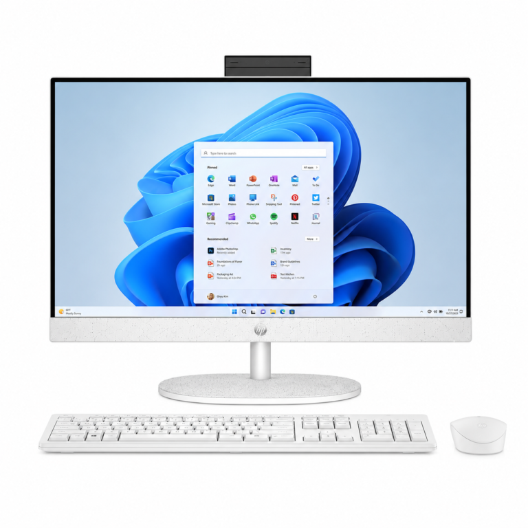 hp all in one 24 cr0010nh 23.8" fhd all in one, core i5 gen13, 16gb ram, 512gb ssd, new