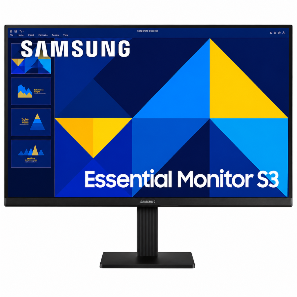 samsung essential monitor s24d300gau 24" full hd ips 100hz hdmi