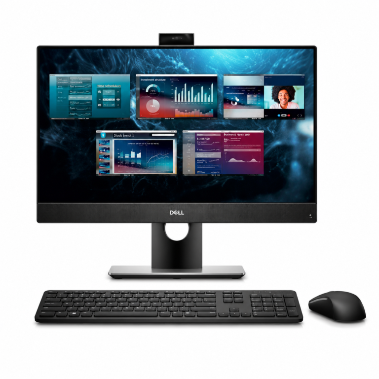 dell optiplex 5490 all in one 24", intel i5 10th gen, 16gb ram, 256gb ssd, used