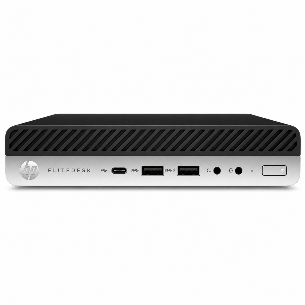 hp elitedesk 800 g4 dm office mini pc, core i5 gen8, 24gb ddr4 ram, 256gb nvme ssd