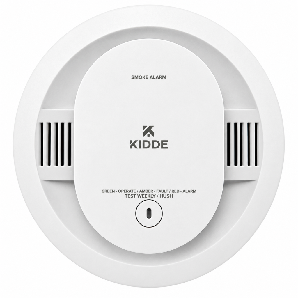 kidde detect 20sd10 smoke alarm, photoelectric sensor, 10 year sealed lithium battery, new