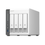 qnap ts 433 4 bay nas server, arm cortex a55 2.0ghz, 4gb ram, sata 6gb/s, new