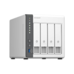 qnap ts 433 4 bay nas server, arm cortex a55 2.0ghz, 4gb ram, sata 6gb/s, new