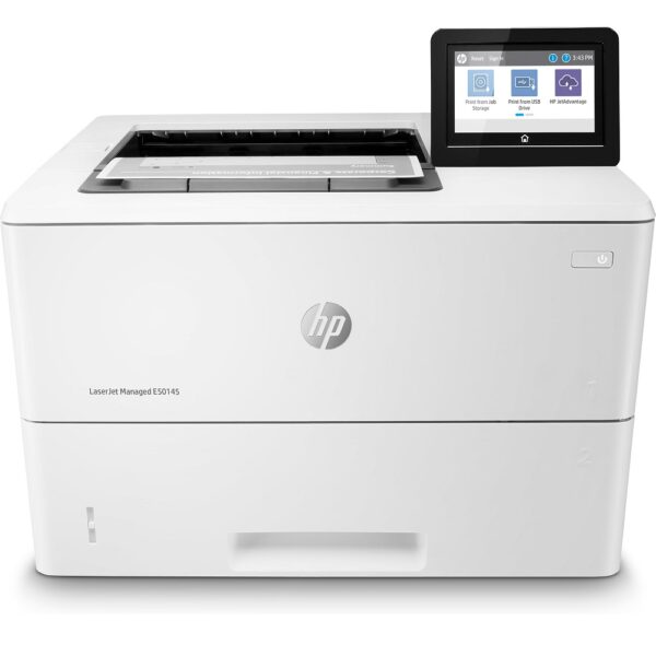 hp laserjet managed e50145 a4 mono professional laser printer, 43ppm, usb/lan