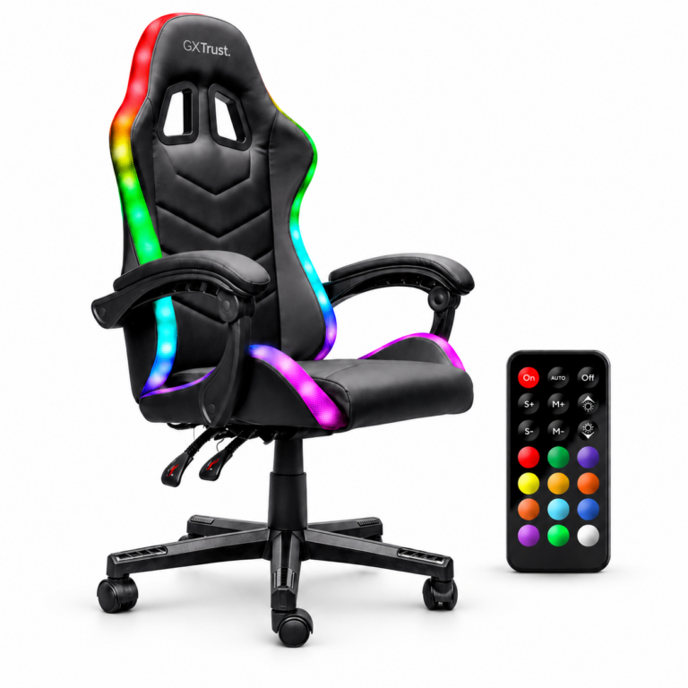trust gxt 704 roniq karrige gaming, ndriçim rgb me pult, new