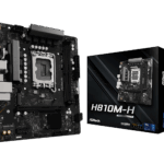 asrock h810m h motherboard, lga1851, ddr5, micro atx