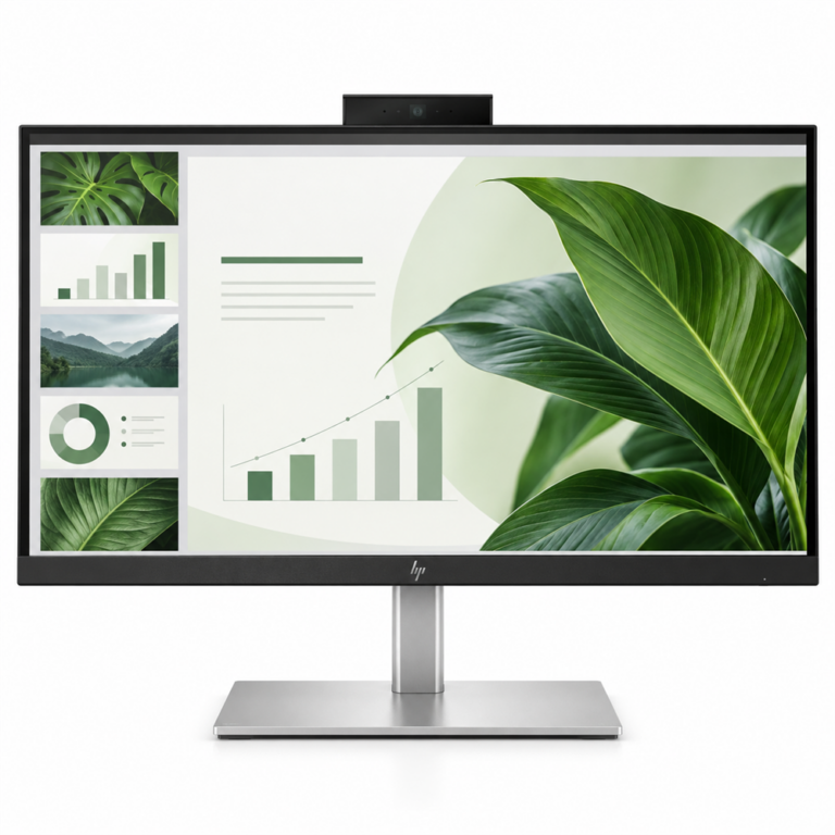 hp e27d g4 27″ qhd office monitor, 60hz, 5ms, hdmi, dp, usb c